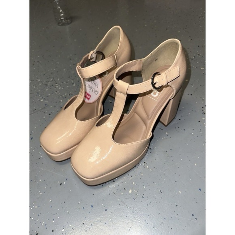 Pop Worthy Nude Shoe Size 9 M‎ Heels Thick Going Out Party BRAND NEW! Z32